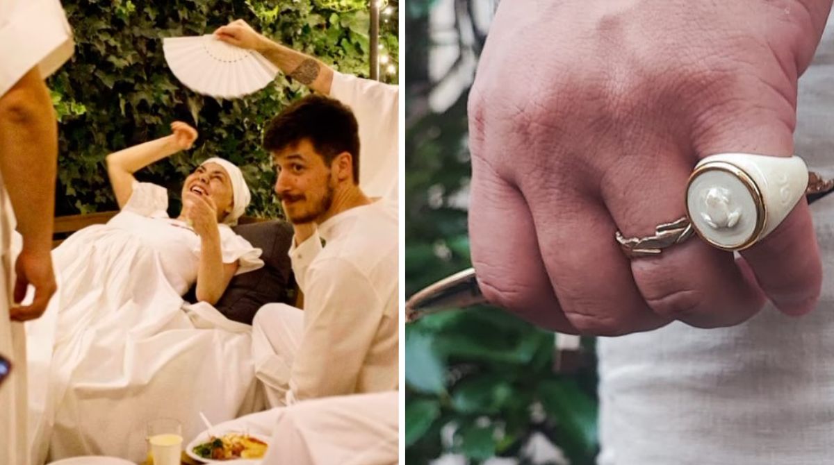 Il matrimonio queer di Michela Murgia: abiti bianchi e anelli nuziali