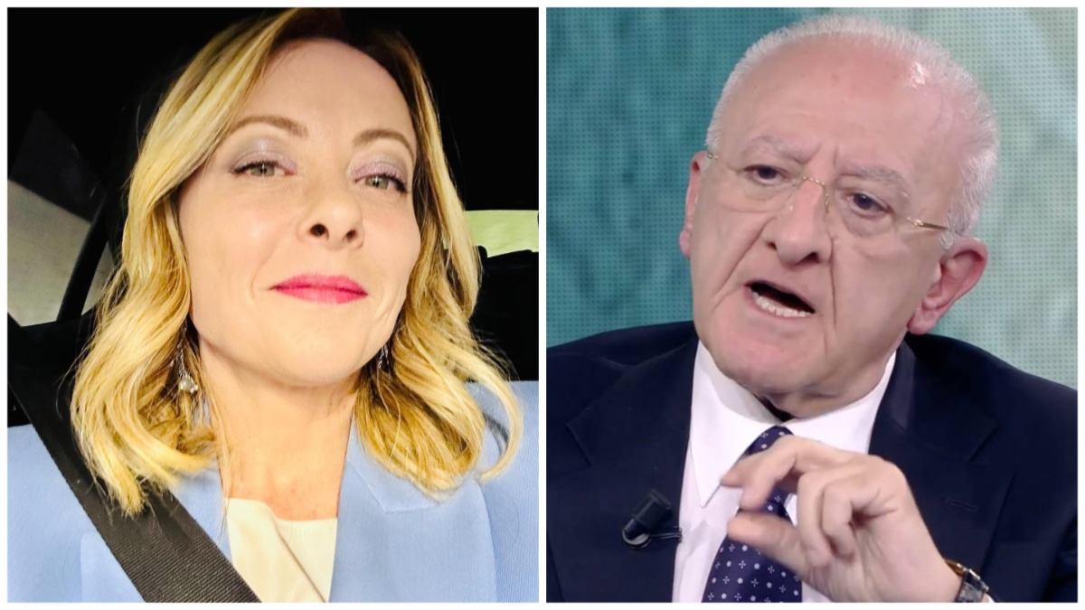Giorgia Meloni: “Vincenzo De Luca? Un bullo sessista”