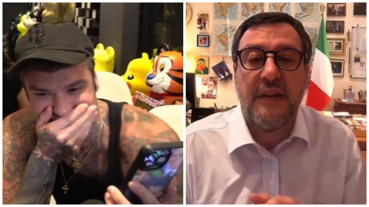 Fedez e lo scherzo telefonico a Salvini: prima lo chiama, poi mette giù. La replica del ministro