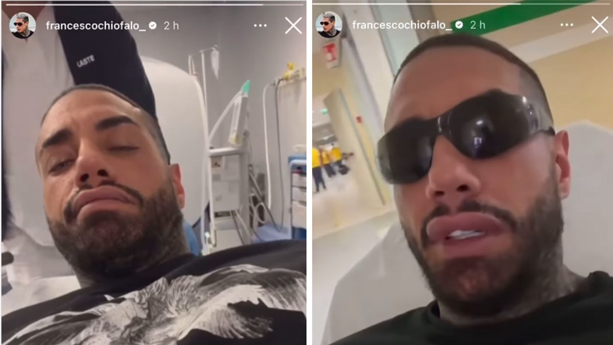 Francesco Chiofalo trasportato d’urgenza in ospedale: “Non ci vedo bene”