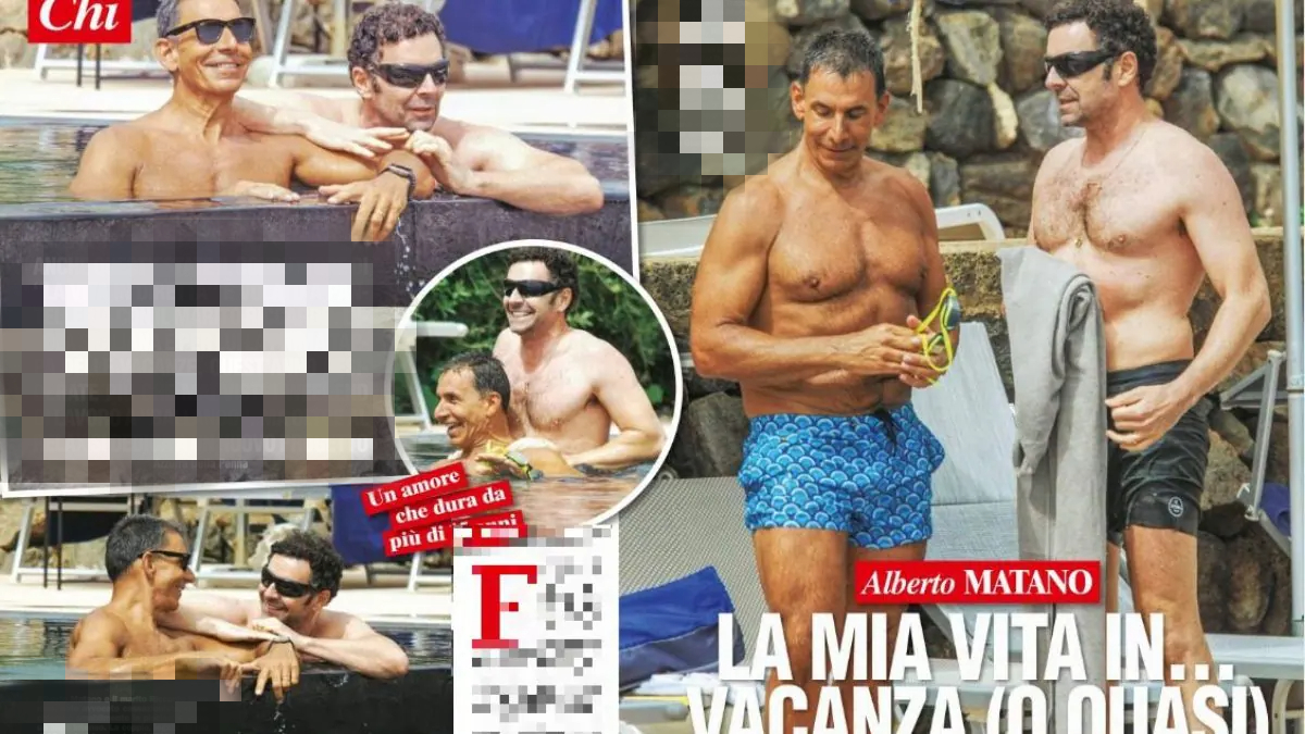 Alberto Matano e Riccardo Mannino in vacanza a Pantelleria – Foto