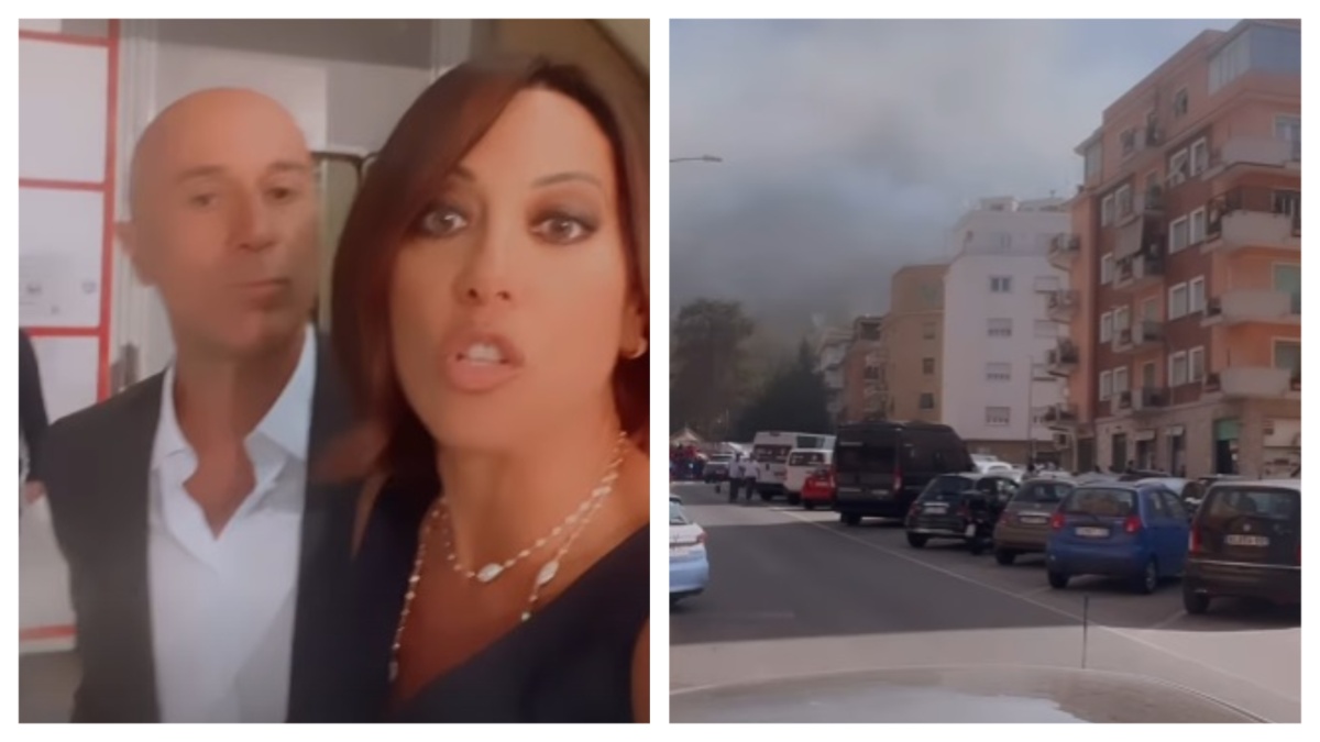 “Estate in diretta” salta a causa di un incendio, Nunzia De Girolamo: “Stiamo scappando”