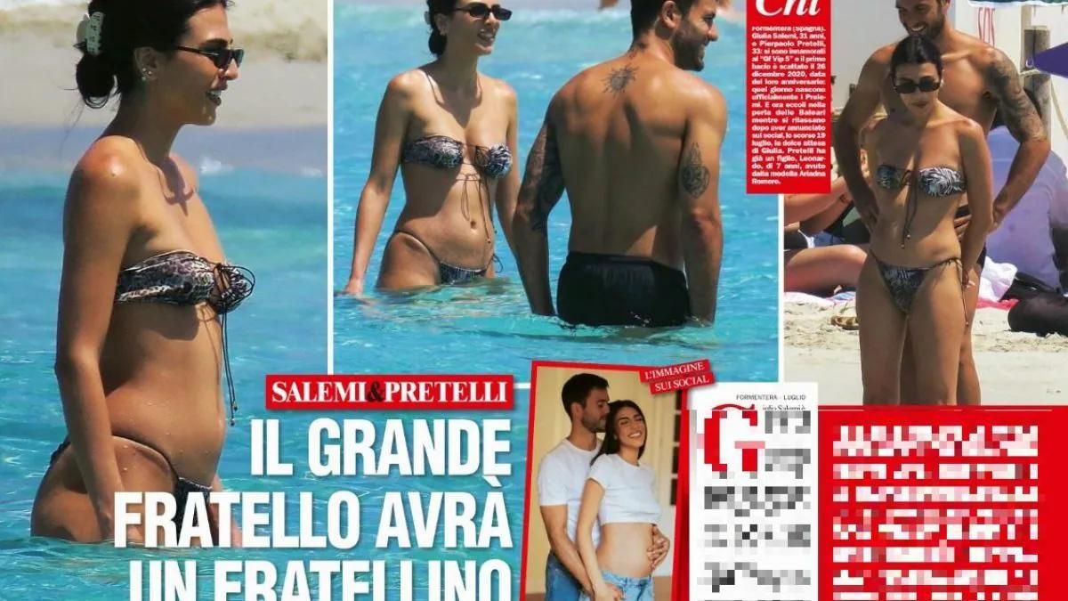 Giulia Salemi incinta, le prime foto del pancino