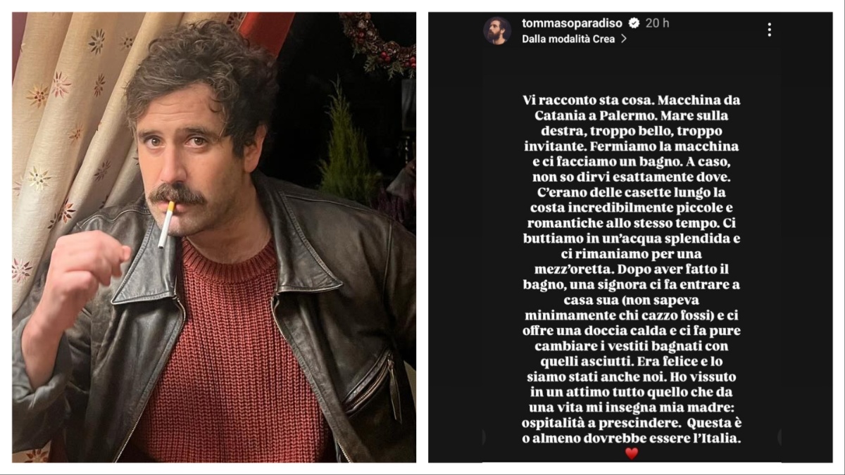 Tommaso Paradiso: “In Sicilia ho fatto la doccia a casa di una signora, non sapeva chi fossi”