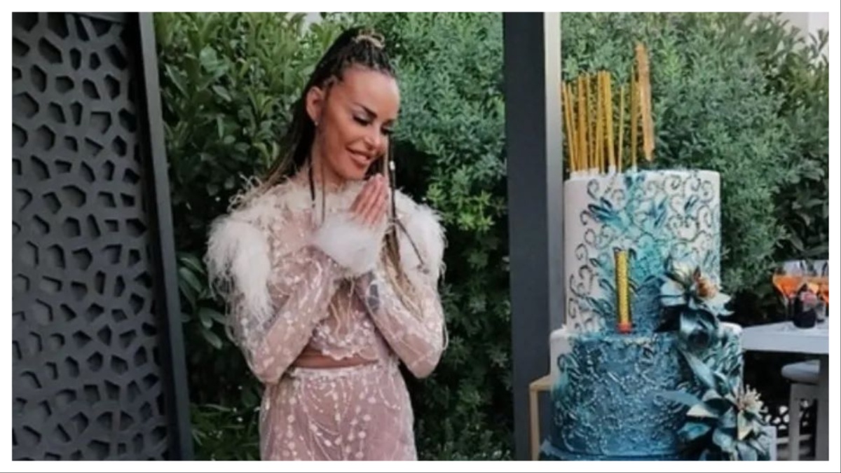 Nina Moric, doppia festa di compleanno: assenti il figlio Carlos e Fabrizio Corona