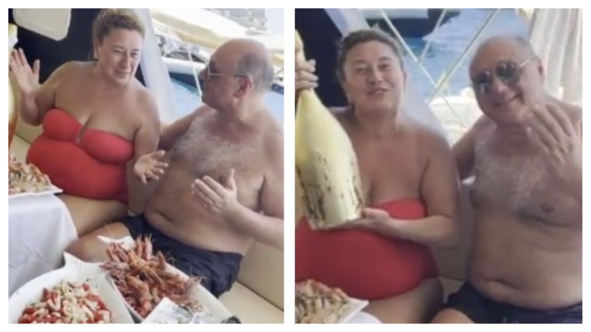 Imma Polese in yacht tra ostriche e champagne, è polemica: “Ma non eravate in bancarotta?”