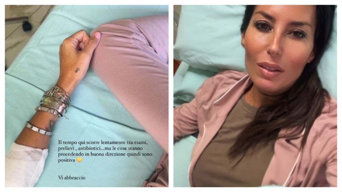 Elisabetta Gregoraci in ospedale, il messaggio con un filo di voce