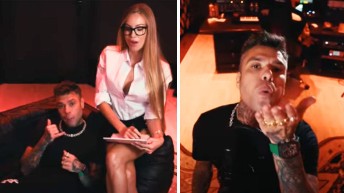 Fedez risponde a Tony Effe con un rap: “Scrivevi a mia moglie mentre mi abbracciavi”