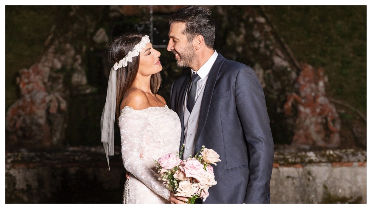 Ilaria D’Amico e Gigi Buffon si sono sposati! L’ex portiere: “Con te ho conosciuto il vero amore”