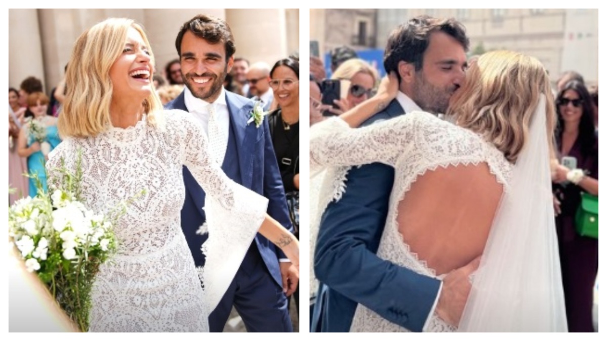 Giulia Arena ha detto sì nella sua Sicilia: le foto del matrimonio da favola dell’ex Miss Italia