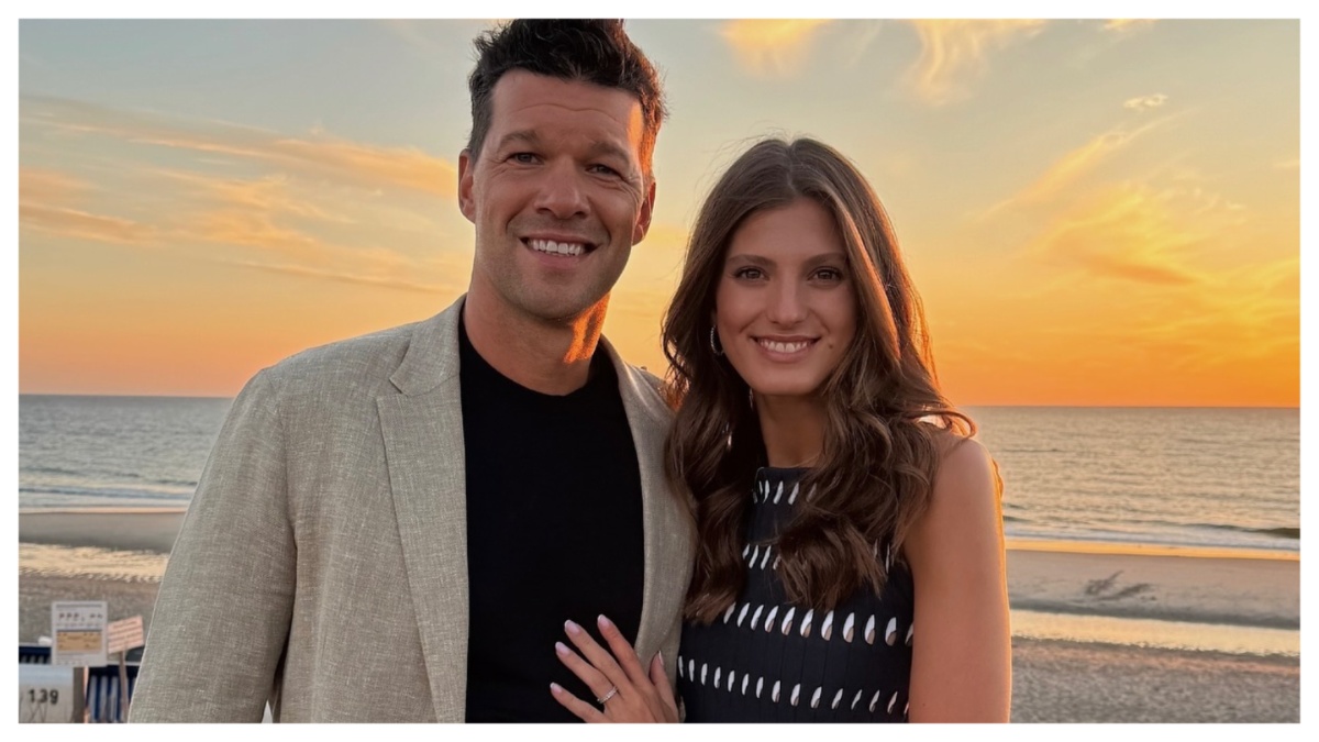 Michael Ballack si fidanza con l’amica 24enne del figlio morto tre anni fa