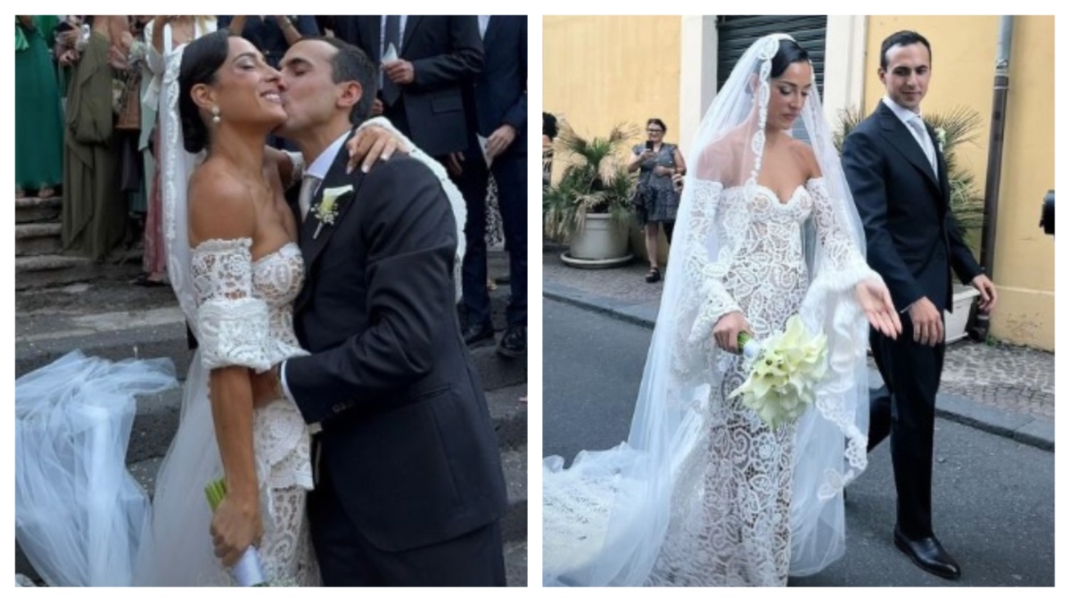 Alberta Santuccio ha detto sì nella sua Catania, le foto del matrimonio della campionessa olimpica