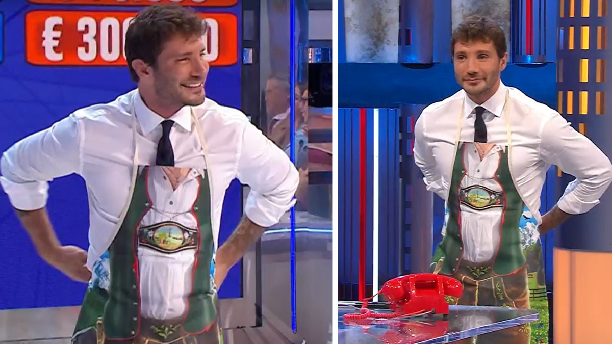 Stefano De Martino, puntata show di “Affari tuoi”: perchè ha indossato un grembiule