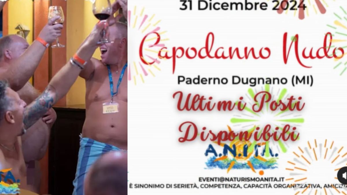 Il “Caponudanno”, il cenone e il party dove saranno tutti nudi  