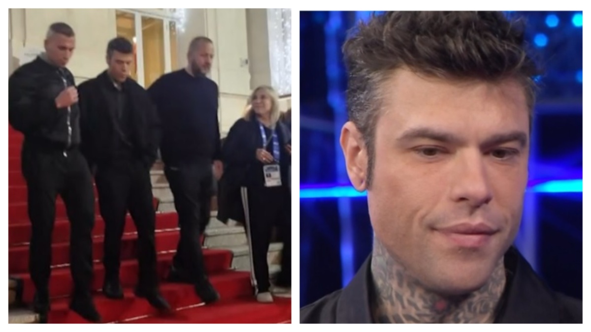 Fedez, cosa è successo dopo “Sarà Sanremo”: il rapper va via scortato dai bodyguard