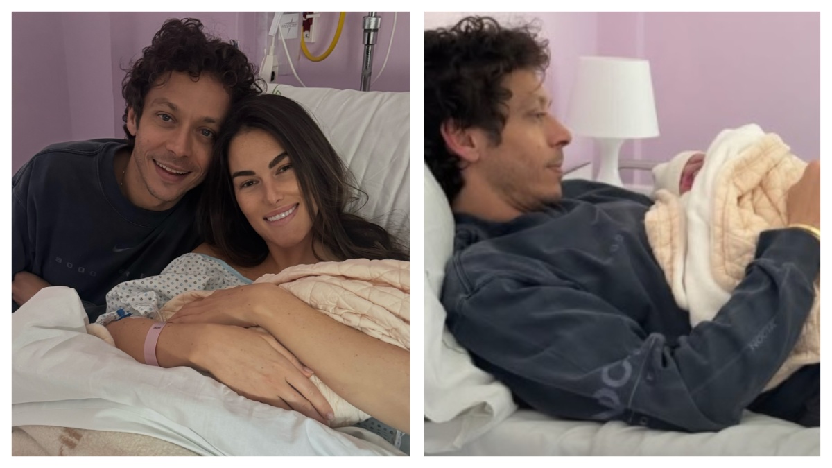 Valentino Rossi papà bis: nome e sesso del bebè